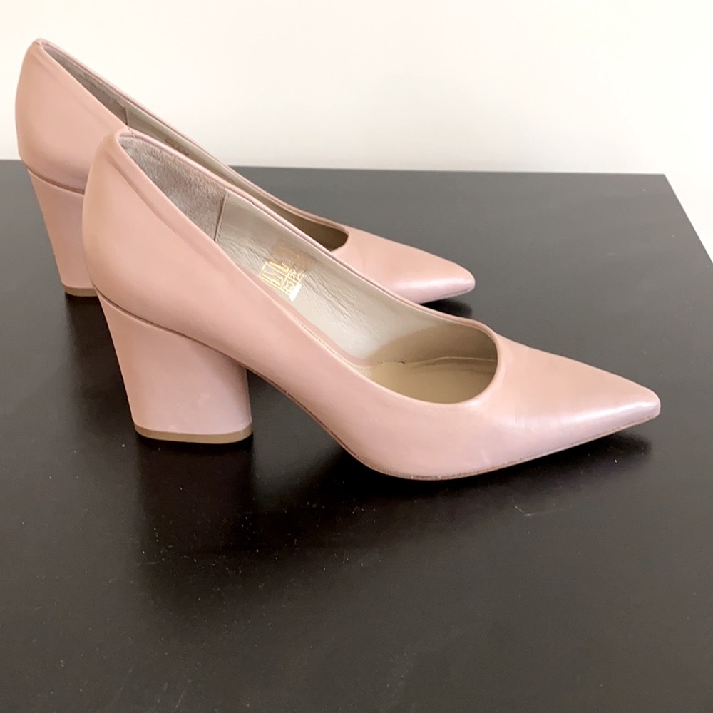 Donald j pliner heels. Medium beige color.
